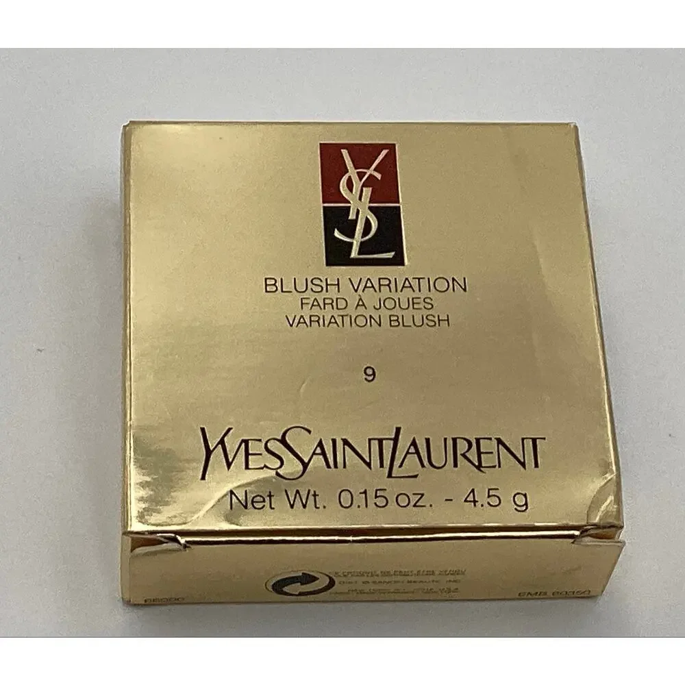 Vntg YSL Yves Saint Laurent Variation Powder Blush Shade 9 Full Size 0.15oz
